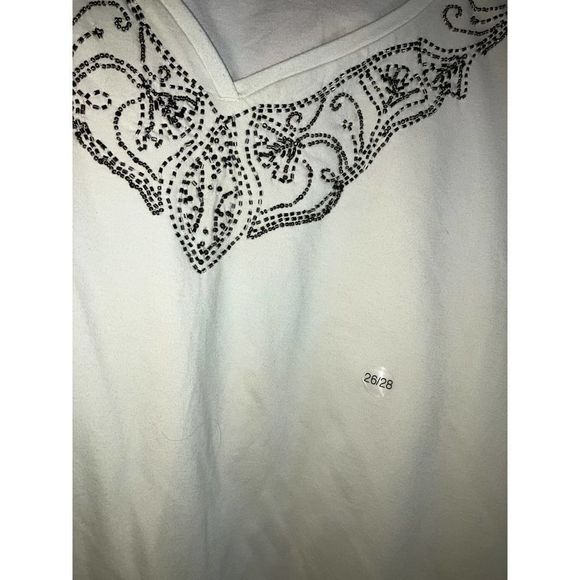 NWT!  Venezia Beige Blouse 26/28! - Picture 4 of 7